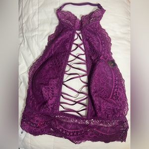 Lace Halter Top Bralette by La Senza